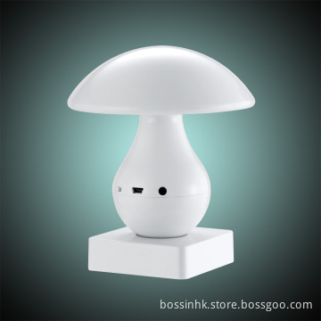 Mushroom Mini Wireless Bluetooth Speaker TF LED Flash Bs-204